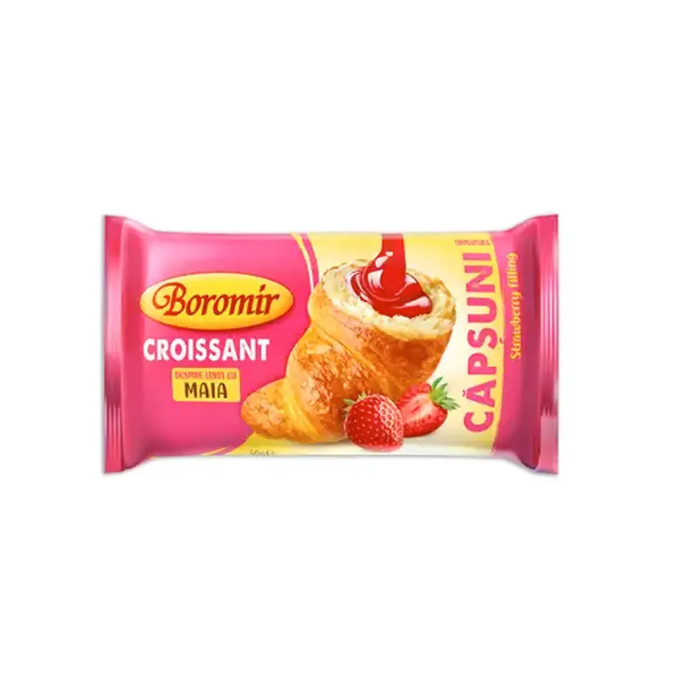 Croissant cu maia capsuni picture