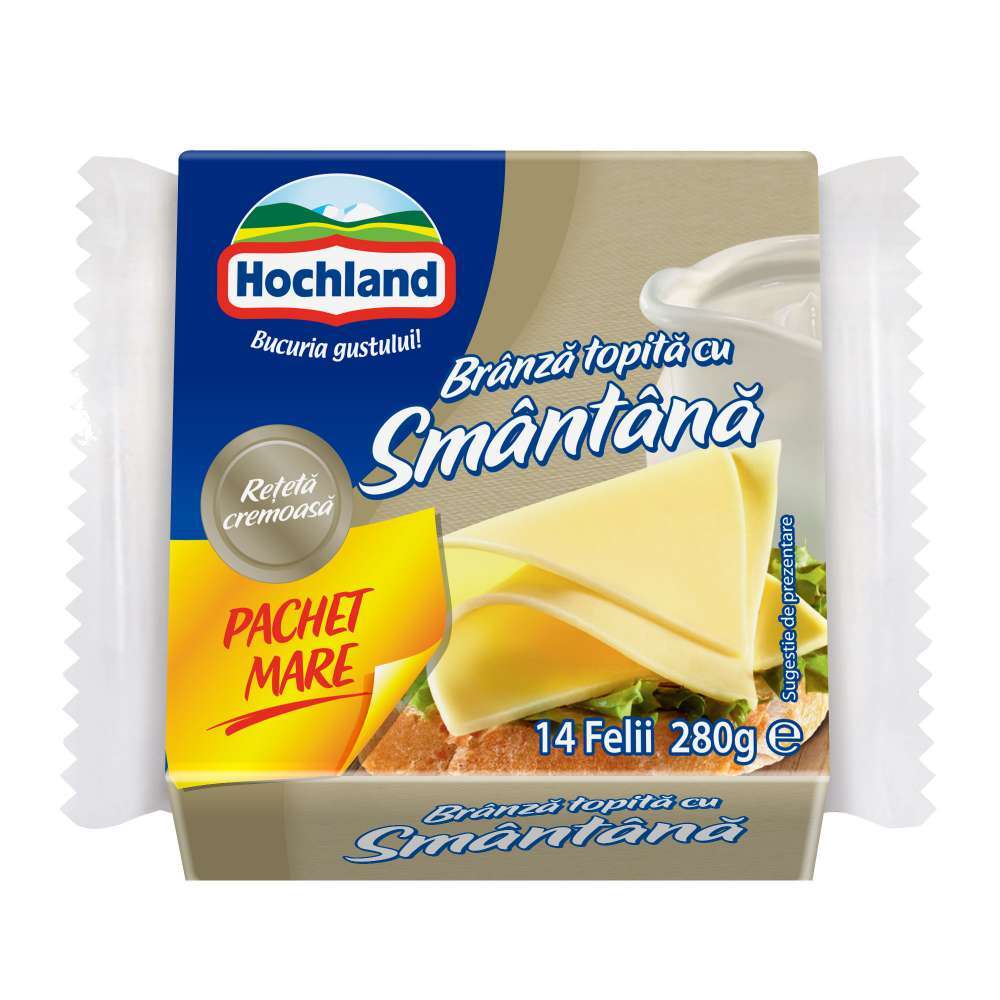 Branza topita felii smantana picture