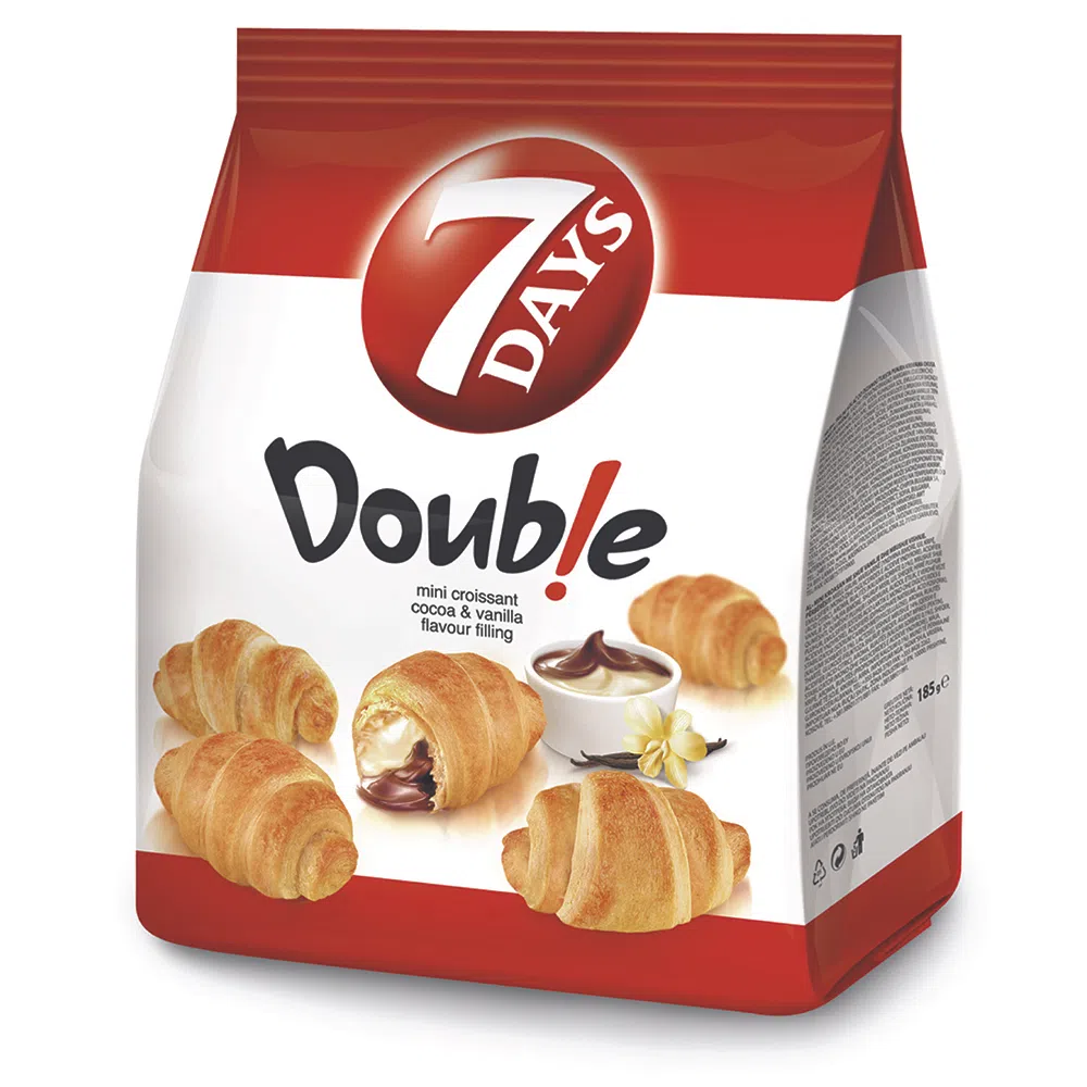 Mini croissant double vanilie si cacao picture
