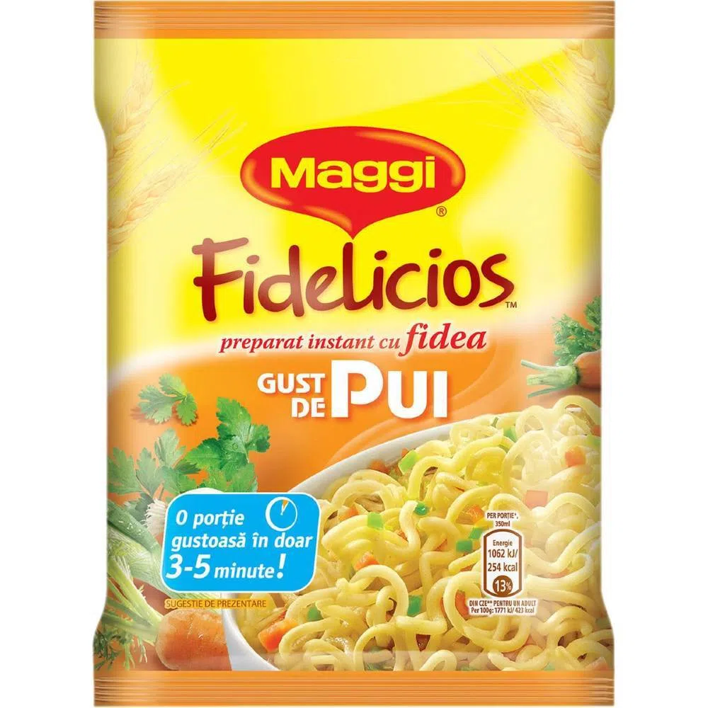 Supa instant cu fidea fidelicios pui picture