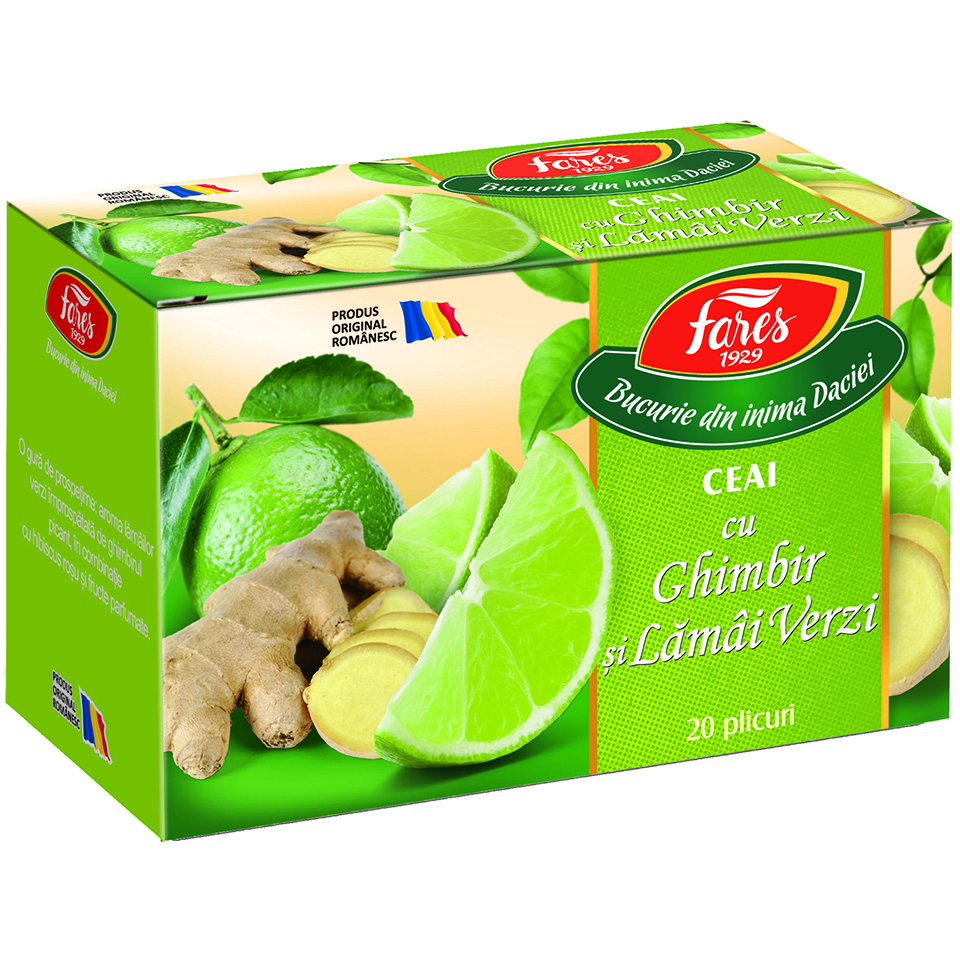 Ceai ghimbir lamaie verde picture