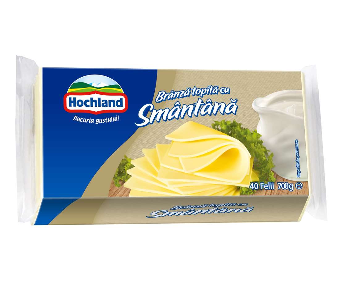 Branza topita felii smantana picture