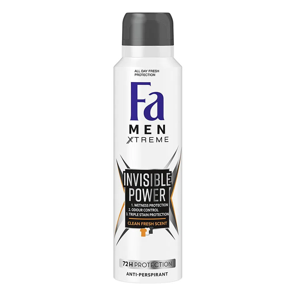 Deodorant spray men xtreme invisible power picture