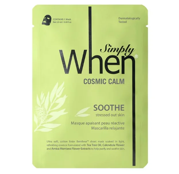 Masca de fata servetel cu ulei din arbore de ceai cosmic calm picture