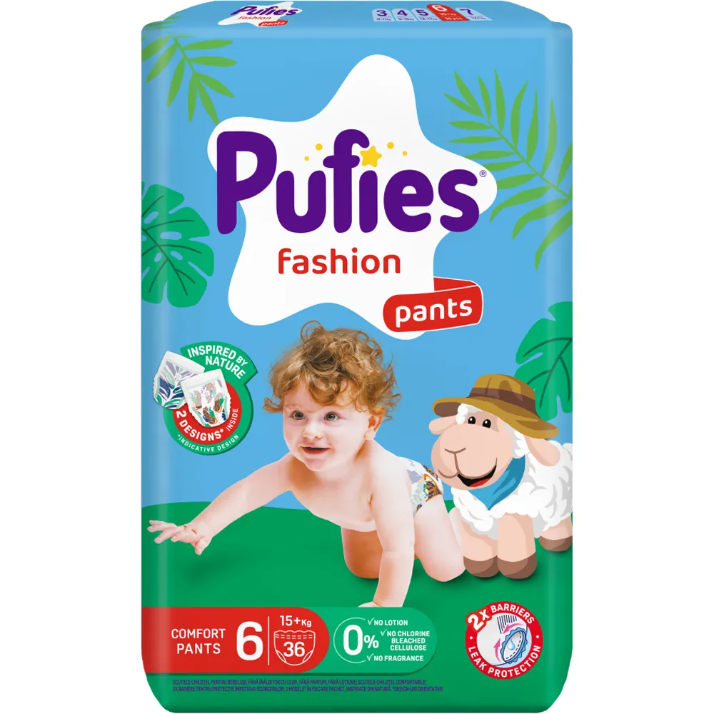 Scutece bebe fashion & nature pants 6 picture