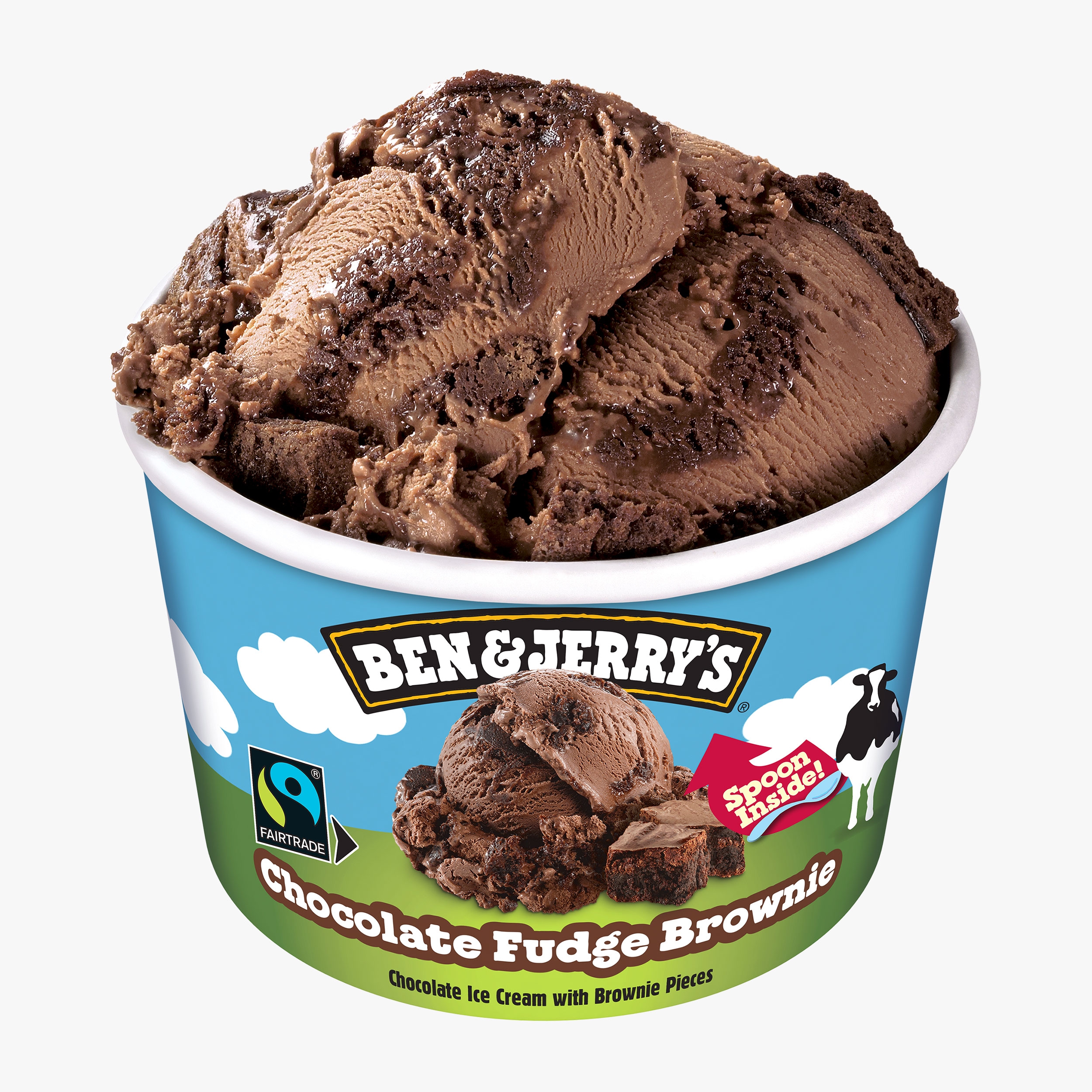 Inghetata pahar chocolate fudge brownie picture