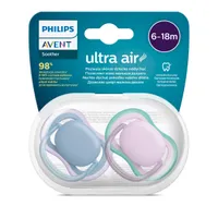 Suzete ultra air scf085/34 pentru 6-18 luni mov/bleu picture