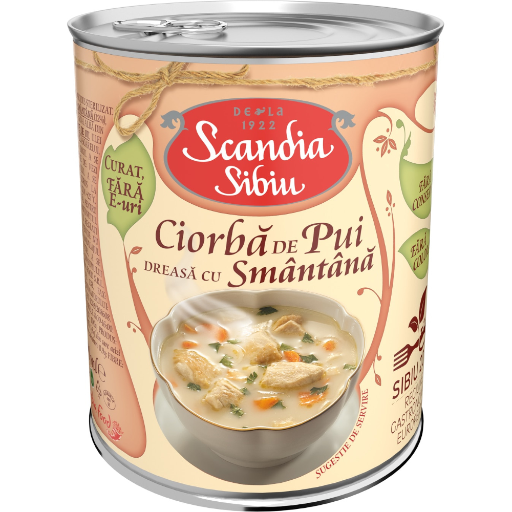 Ciorba de pui  sibiu dreasa cu smantana picture