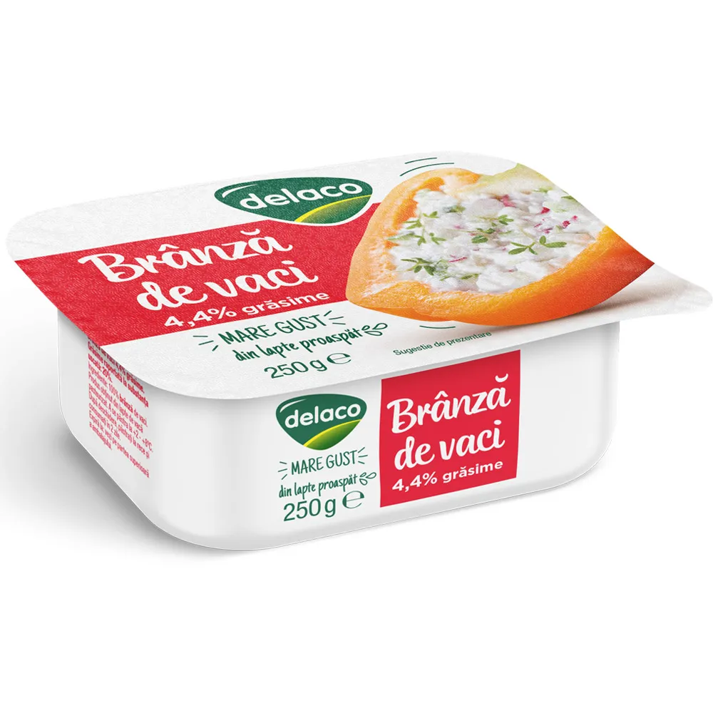 Branza proaspata de vaci 4.4% grasime ambalata picture