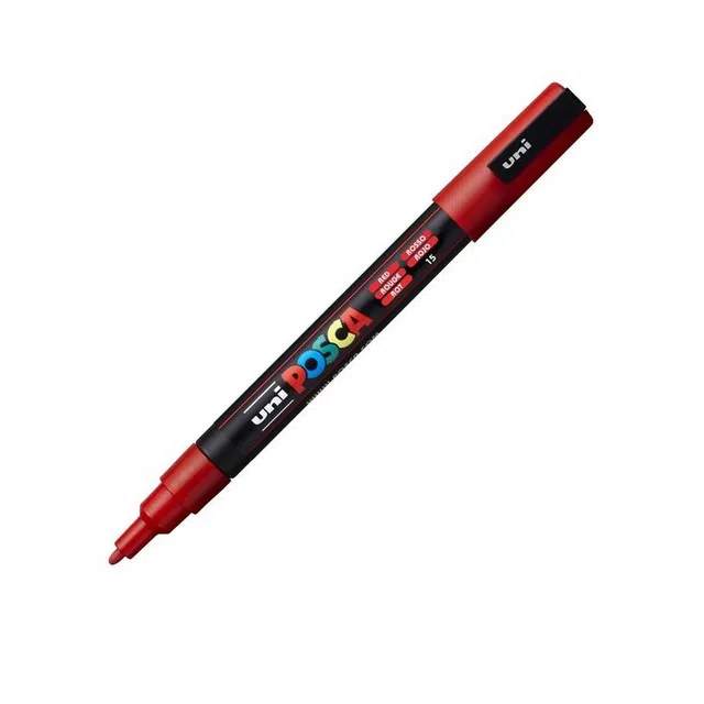 Marker acrilic pc-3m fine, rosu 15 picture