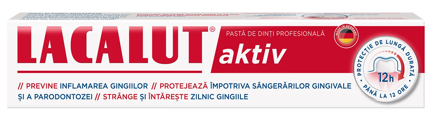 Pasta de dinti medicinala activ, lacalut picture