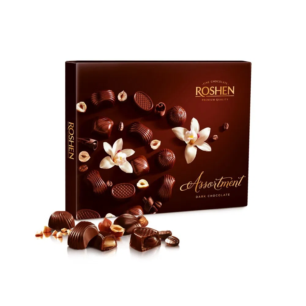 Praline assortment ciocolata neagra picture
