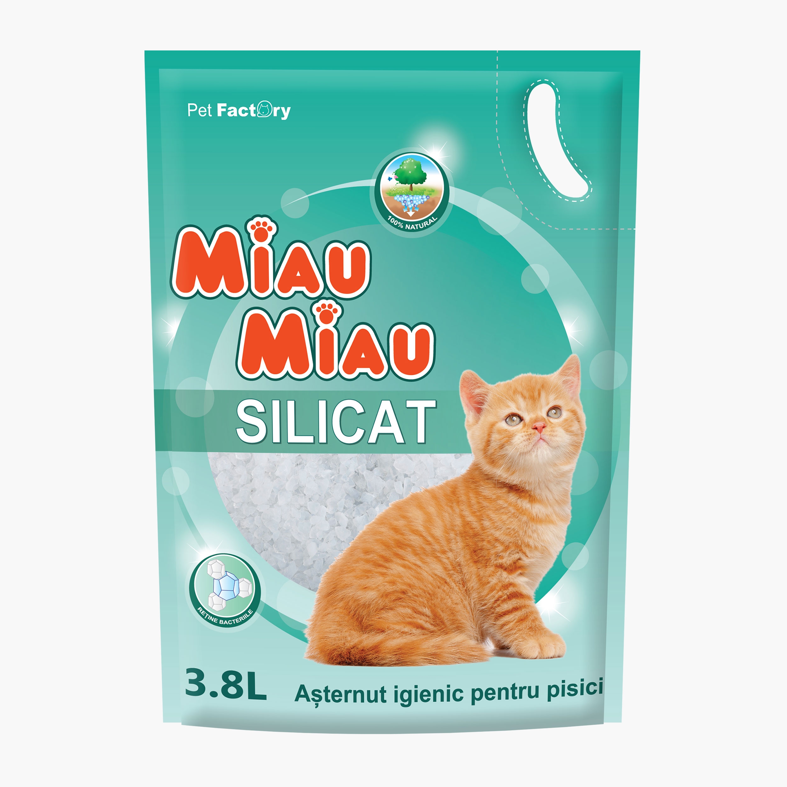 Asternut ecologic silicat gel pentru pisici picture