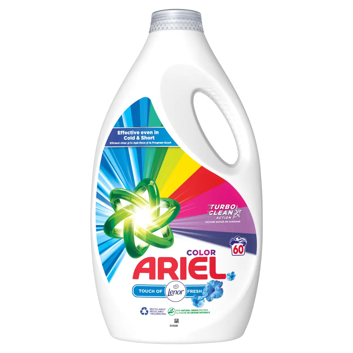 Detergent lichid automat turbo clean touch of lenor color picture